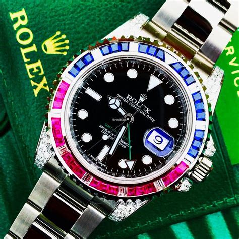 rolex gmt pepsi diamond|rolex pepsi gmt 2020.